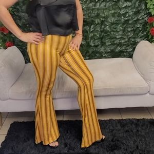 Women's wide Dressy Pants Yellow various sizes